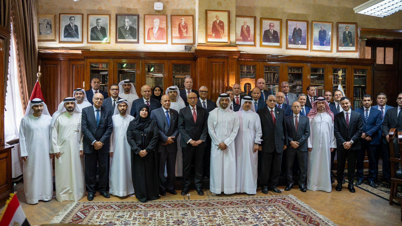  The President of the Court of Cassation receives an Emirati delegation headed by Sheikh Sultan bin Ahmed Al Qasimi, Deputy Ruler of Sharjah  
