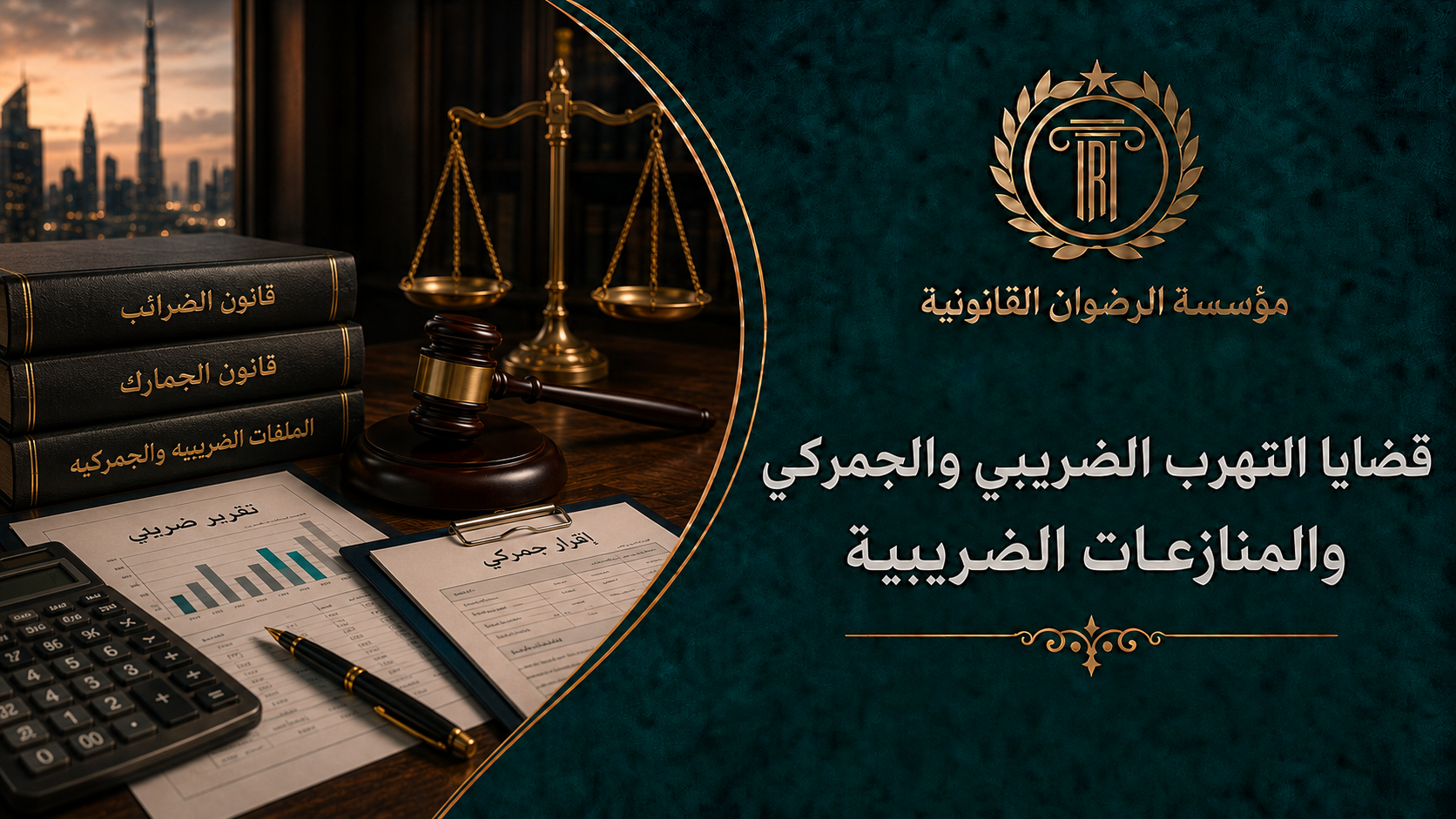  قضايا التهرب الضريبي والجمركي والمنازعات الضريبية 